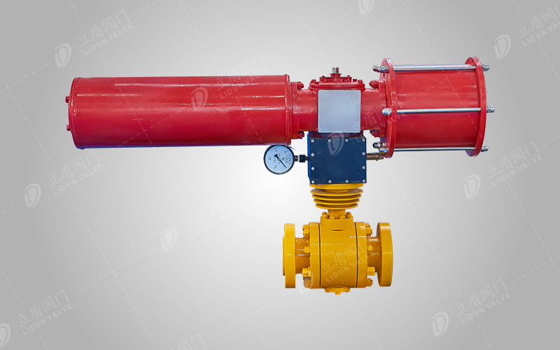 Forged Steel Trunnion Type Ball Valve（Pneumatic )