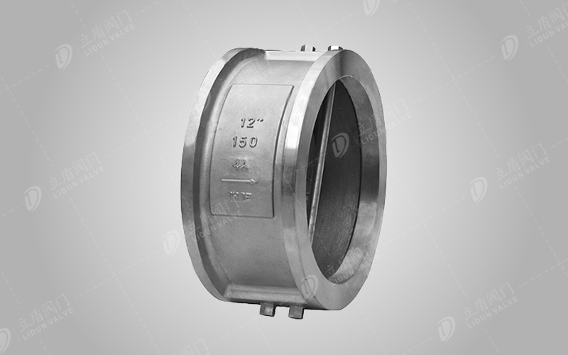 Dual phase steel wafer check valve